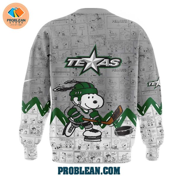 Texas Stars 75th Anniversary Snoopy Peanuts Hoodie T Shirt