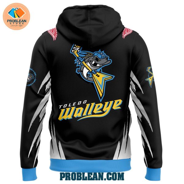 Toledo Walleye 2025 Rock The Rink Hoodie T Shirt