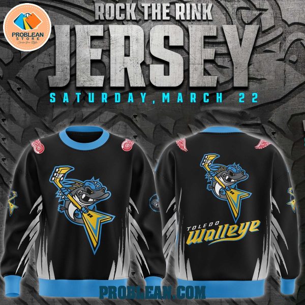 Toledo Walleye 2025 Rock The Rink Hoodie T Shirt