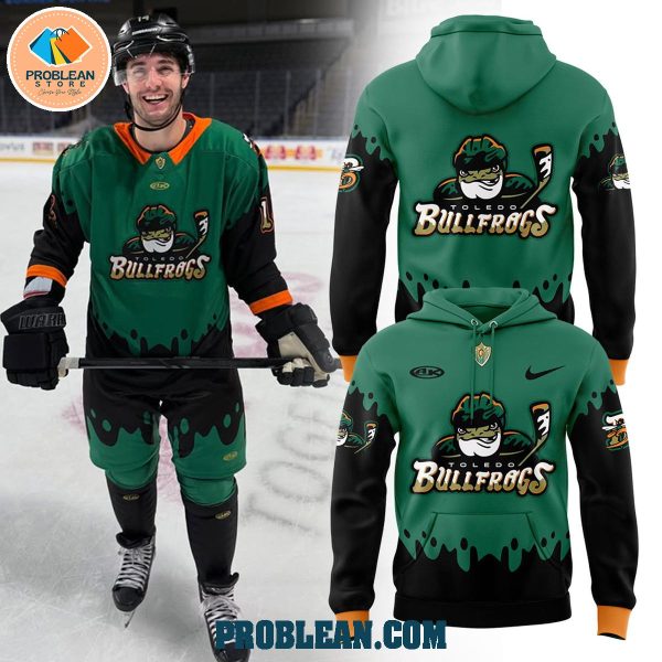 Toledo Walleye Bullfrogs Uniform Hoodie T Shirt