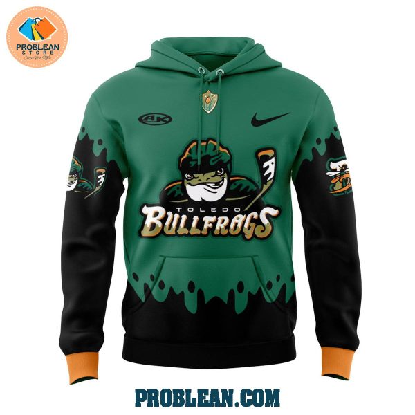 Toledo Walleye Bullfrogs Uniform Hoodie T Shirt