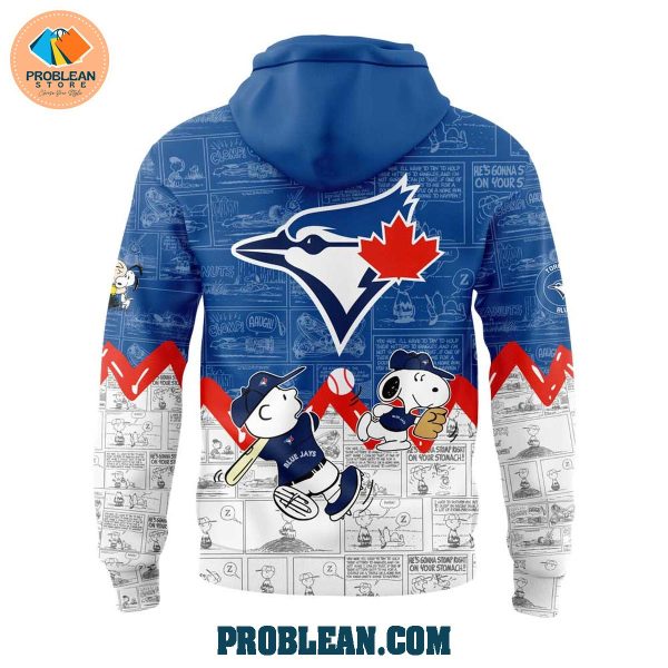 Toronto Blue Jays Happiness 75 Years Of Peanuts Hoodie T Shirt