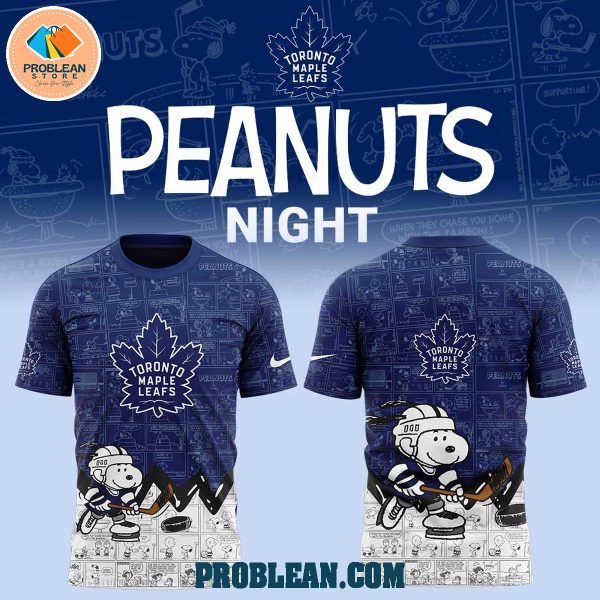 Toronto Maple Leafs 75th Anniversary Snoopy Peanuts Hoodie T Shirt