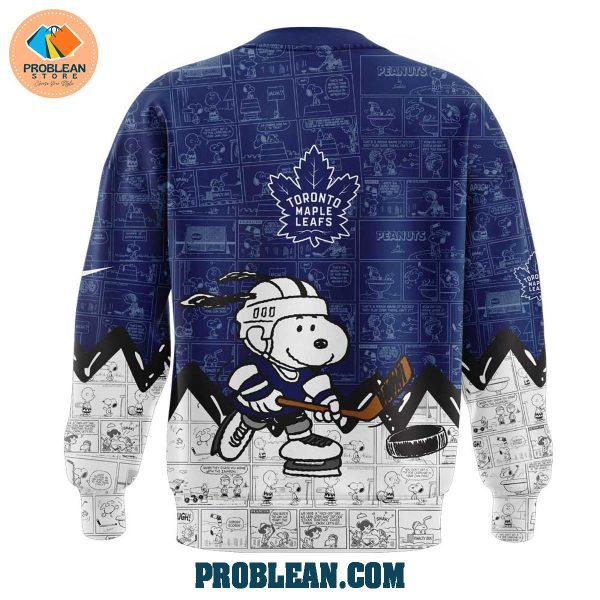 Toronto Maple Leafs 75th Anniversary Snoopy Peanuts Hoodie T Shirt