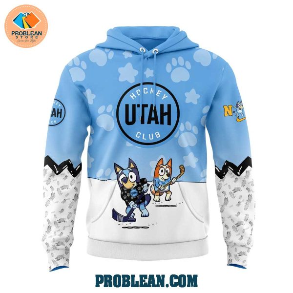 Utah Hockey Bluey and Bingo Hoodie T Shirt