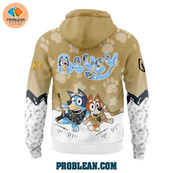 Vegas Golden Knights Bluey and Bingo Hoodie T Shirt