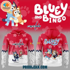 Washington Capitals Bluey and Bingo Hoodie T Shirt