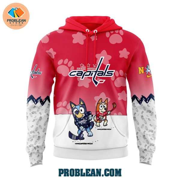 Washington Capitals Bluey and Bingo Hoodie T Shirt