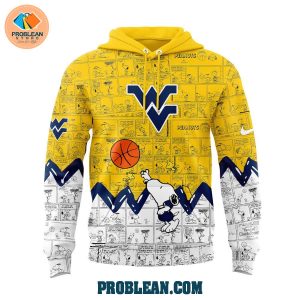 West Virginia Men’s Basketball 75th Anniversary Of Peanuts Hoodie T Shirt