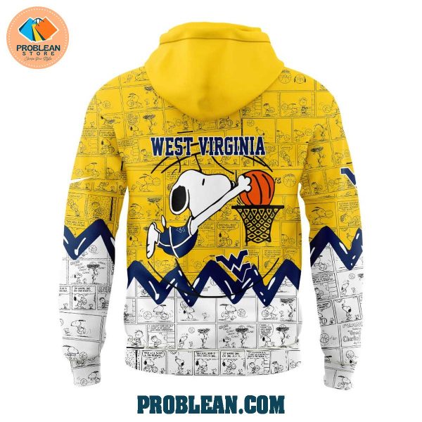 West Virginia Men’s Basketball 75th Anniversary Of Peanuts Hoodie T Shirt