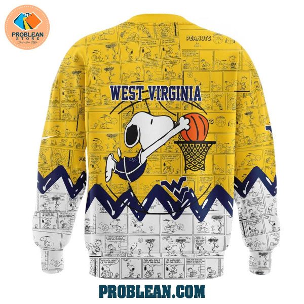 West Virginia Men’s Basketball 75th Anniversary Of Peanuts Hoodie T Shirt